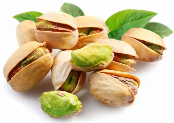 pistachios le haghaidh potency